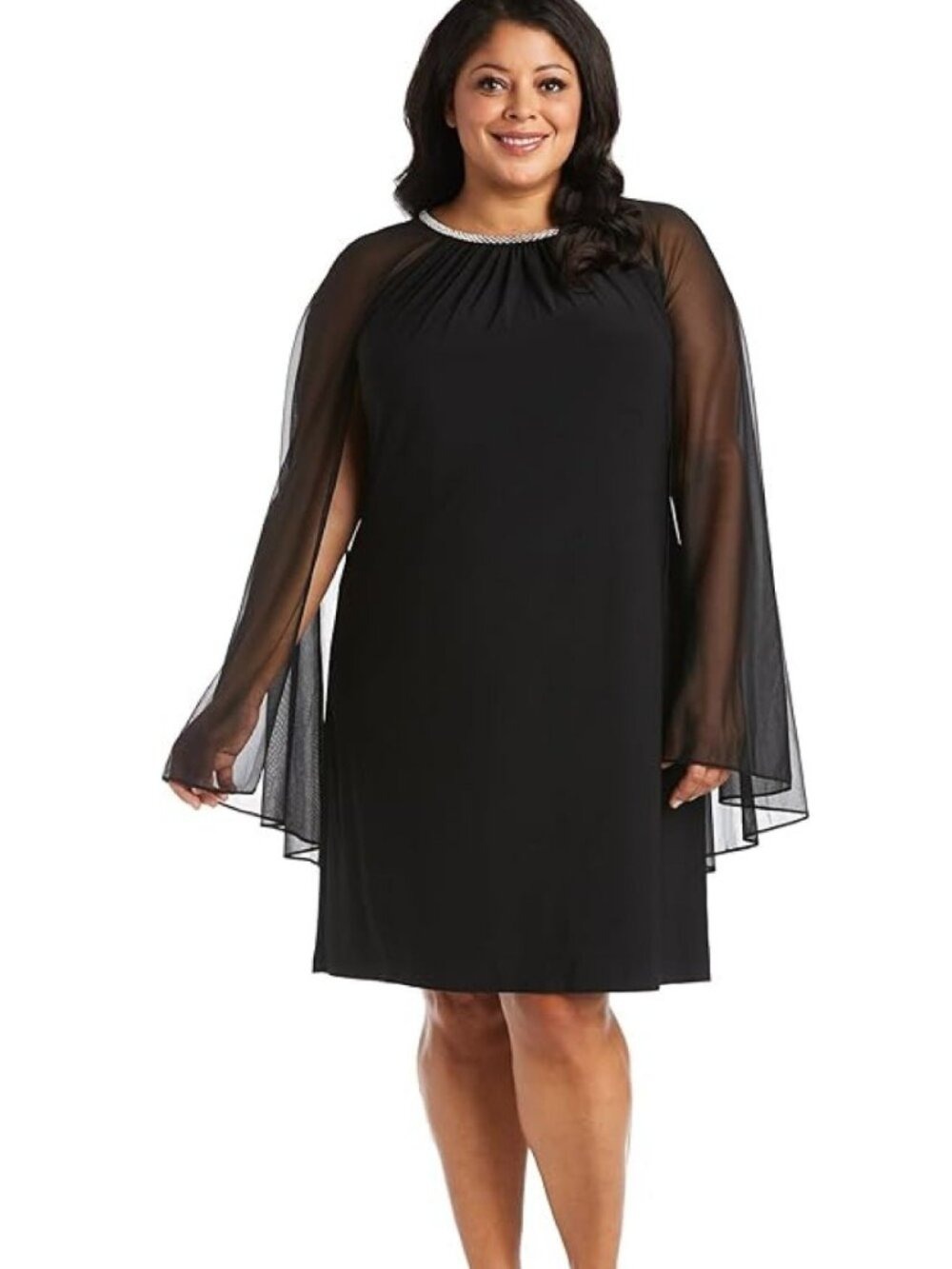R&M Richards Women's Evening Dress 20W Black